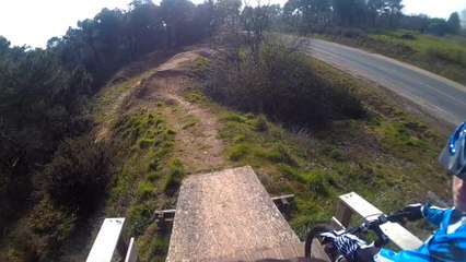 Caméra embarquée sur la descente des Fougerets