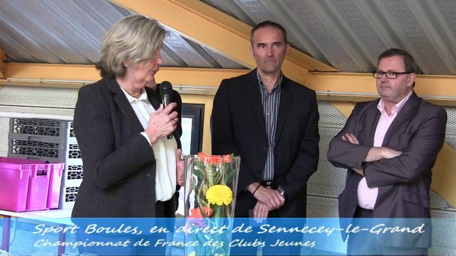 Discours d'ouverture, Championnat de France des Clubs Jeunes, Sport Boules, Sennecey-le-Grand 2014