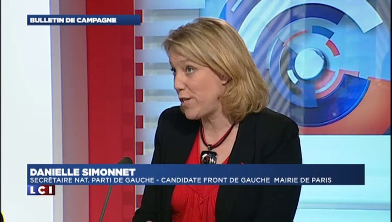 Pollution et chiffrage du programme : interview de Danielle Simonnet sur LCI