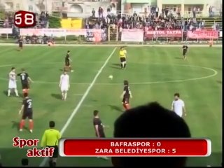 1930 Bafraspor 0 5 Zara Belediyespor (Geniş Özet)