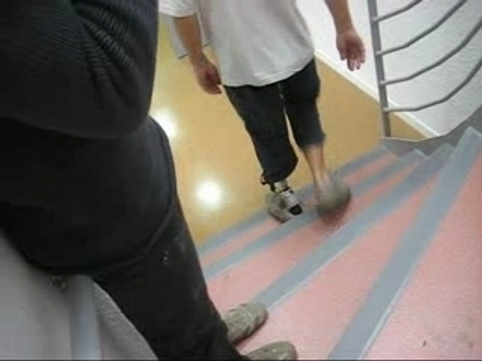 Proprio Foot : le pied dans les escalier