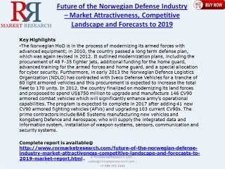 Norwegian Defense Market Analysis and 2019 Forecasts