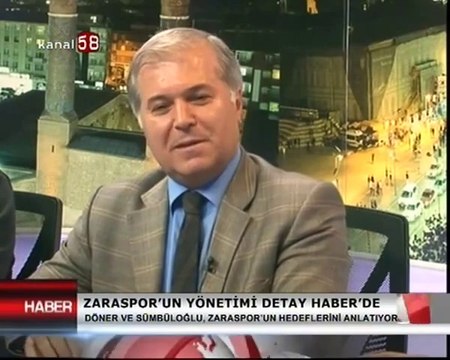 Zaraspor Başkanları Kanal 58 Ana Haber'de