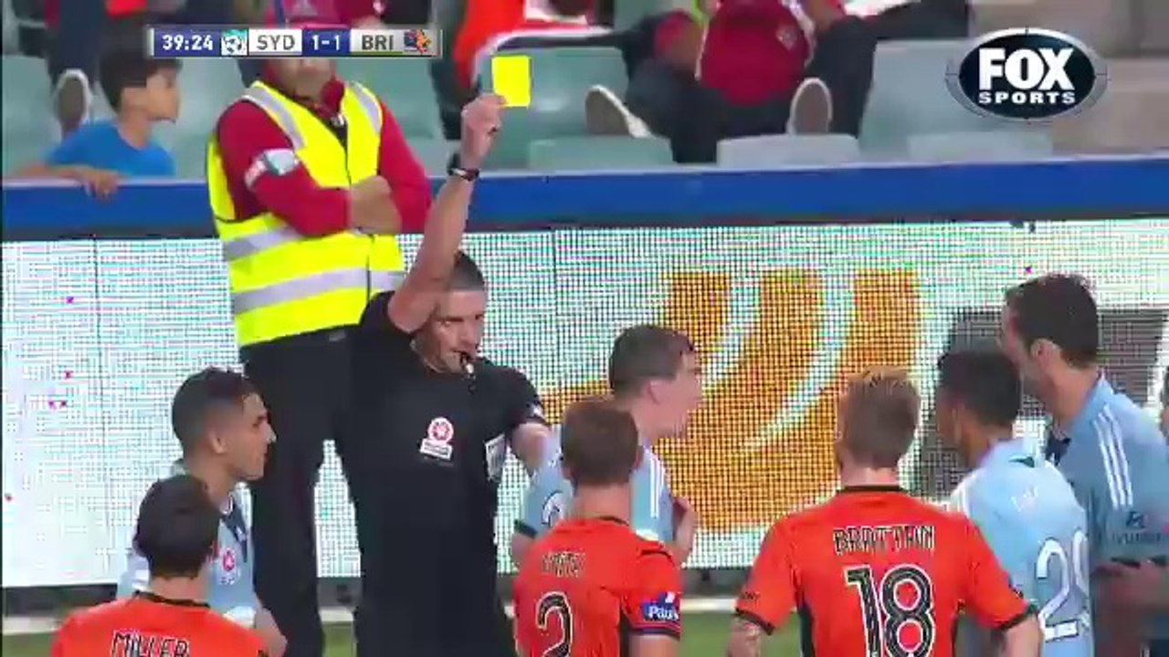 Berisha Red Card vs Sydney FC