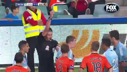 Berisha Red Card vs Sydney FC