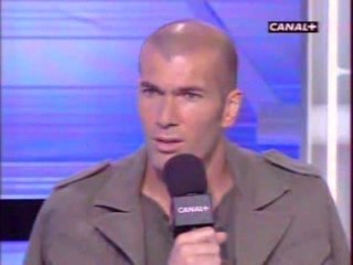 Zidane l'interview canal + explication d