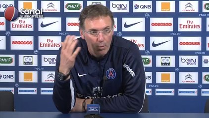 PSG / ASSE - La conférence de presse de Laurent Blanc