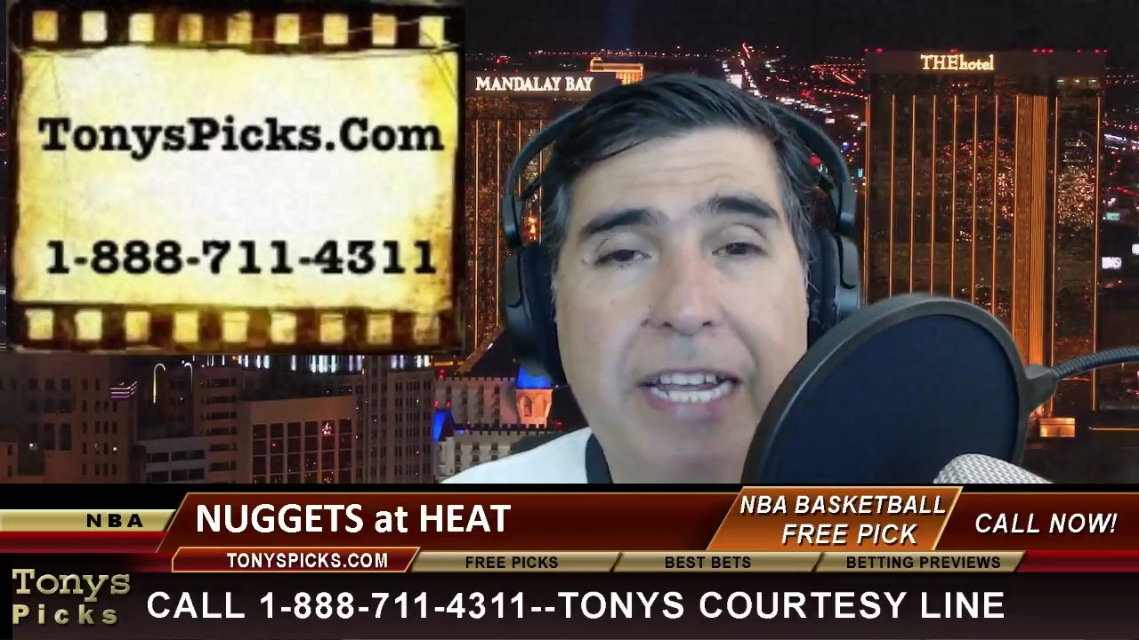 Miami Heat vs. Denver Nuggets Pick Prediction NBA Pro Basketball Odds Preview 3-14-2014