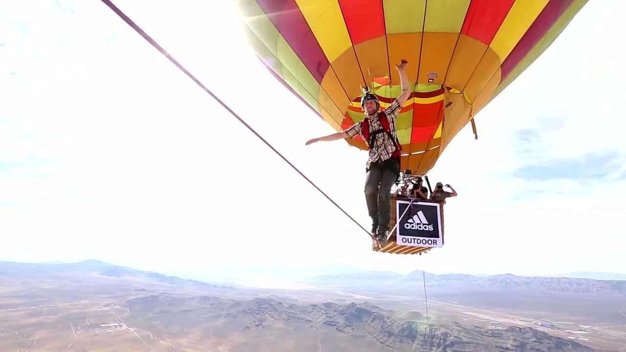 Record du monde de highline