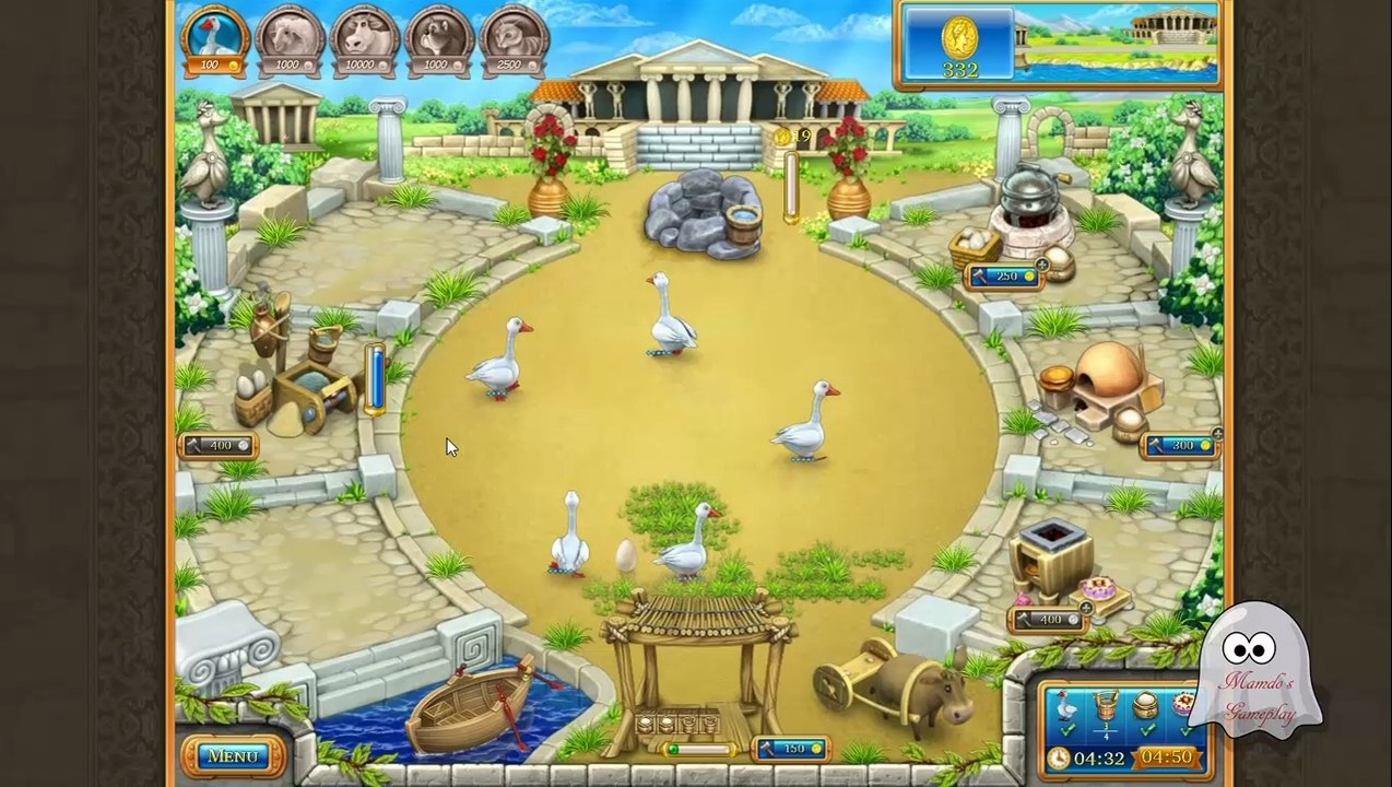 Farm Frenzy Ancient Rome - Gameplay - Chapter 1 (Level 9) - HD (720p)