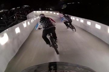Onboard Red Bull Crashed Ice MTB Race