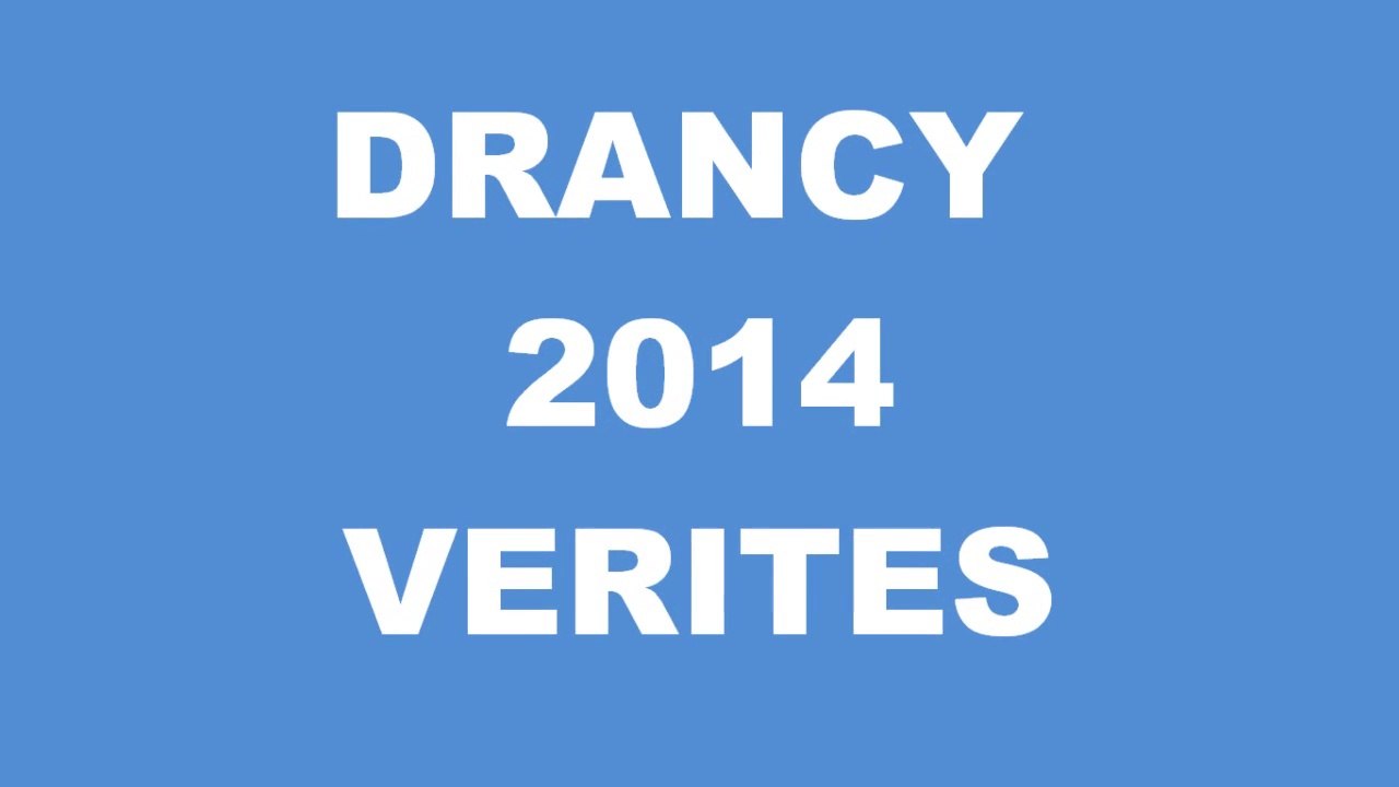 DRANCY 2014 VERITES