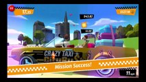 Craxy Taxi City Rush : Vidéo de Gameplay (Downtown District - Mission 1)