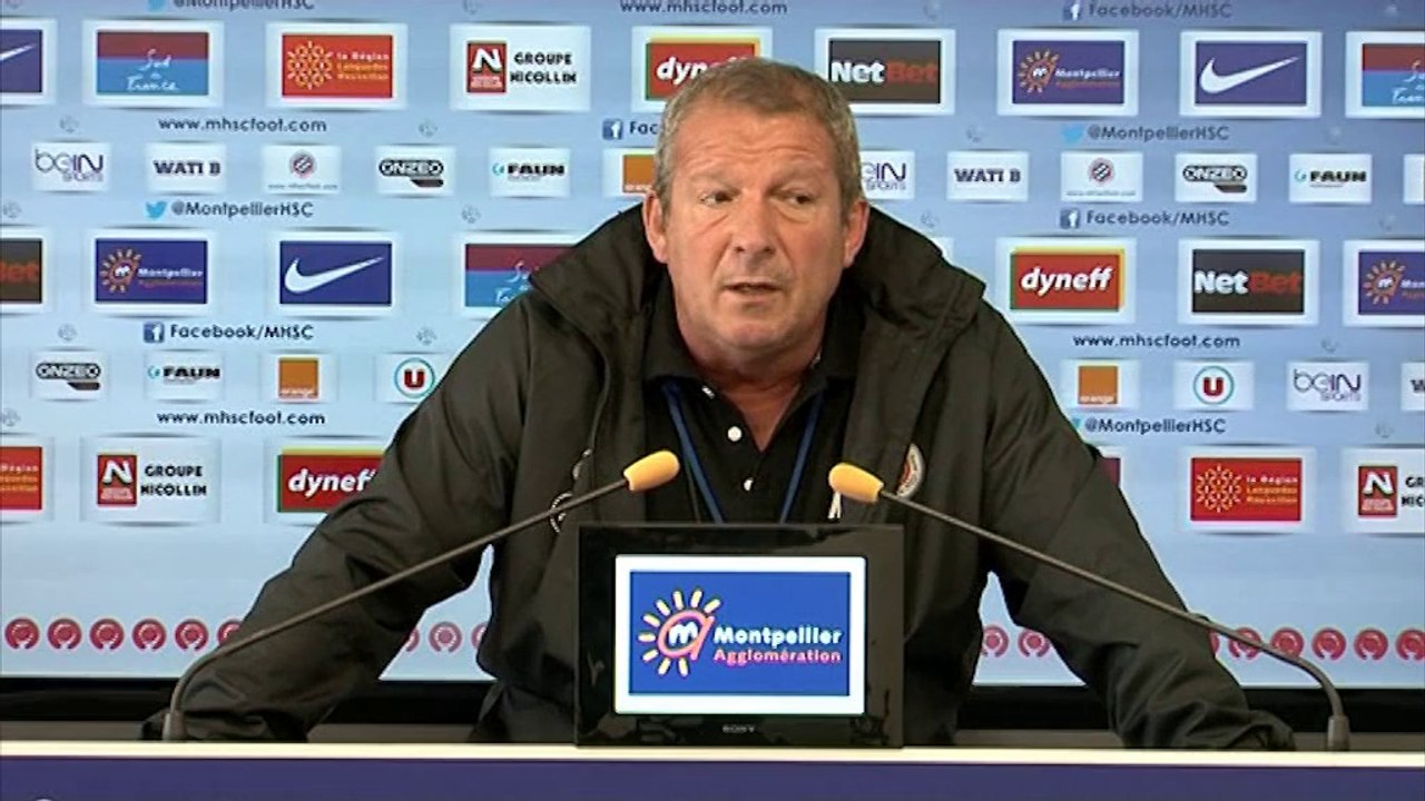 Rolland Courbis avant MHSC-FCGB (J29)