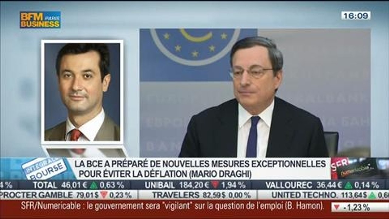Zone euro: la BCE prépare de nouvelles mesures pour éviter la déflation: Gilles Moec, dans Intégrale Bourse - 14/03