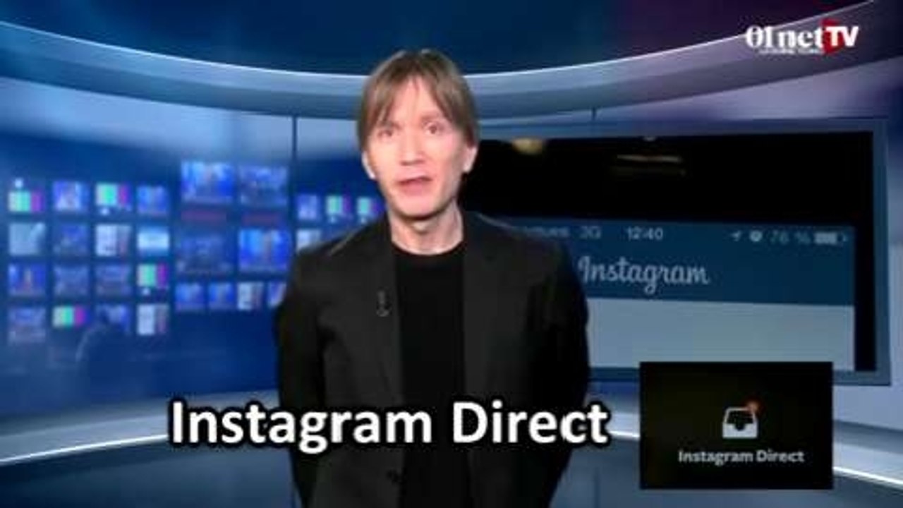 Instagram Direct : Privatisez vos échanges de photos - Le test de l'appli smartphone par 01netTV
