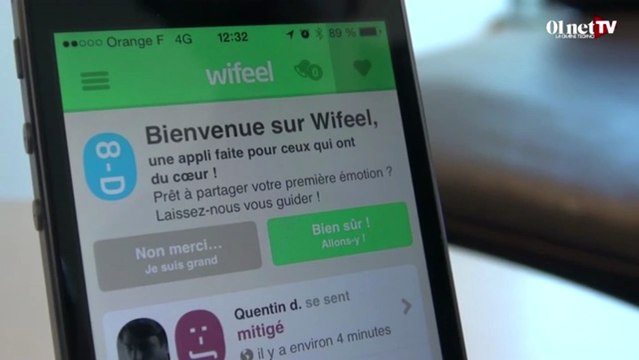 WiFeel : Affichez votre humeur - Le test de l'appli smartphone par 01netTV