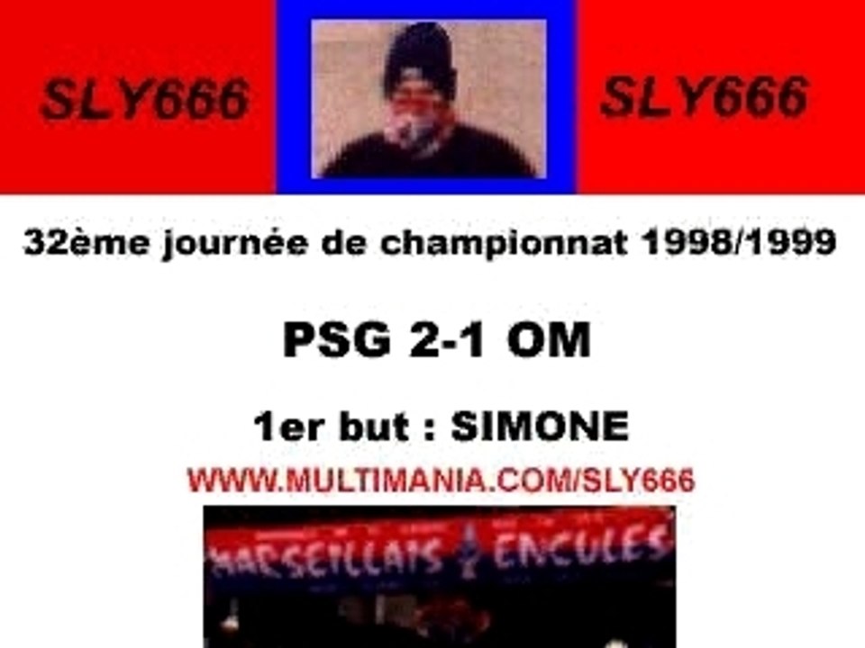 Simone - PSG Vs OM - 98-99 victoire