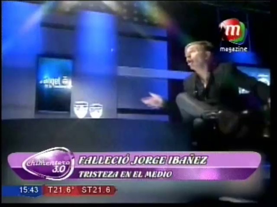 Jorge Ibañez con Baby Etchecopar. Una de sus últimas entrevistas en donde hablaba de todo