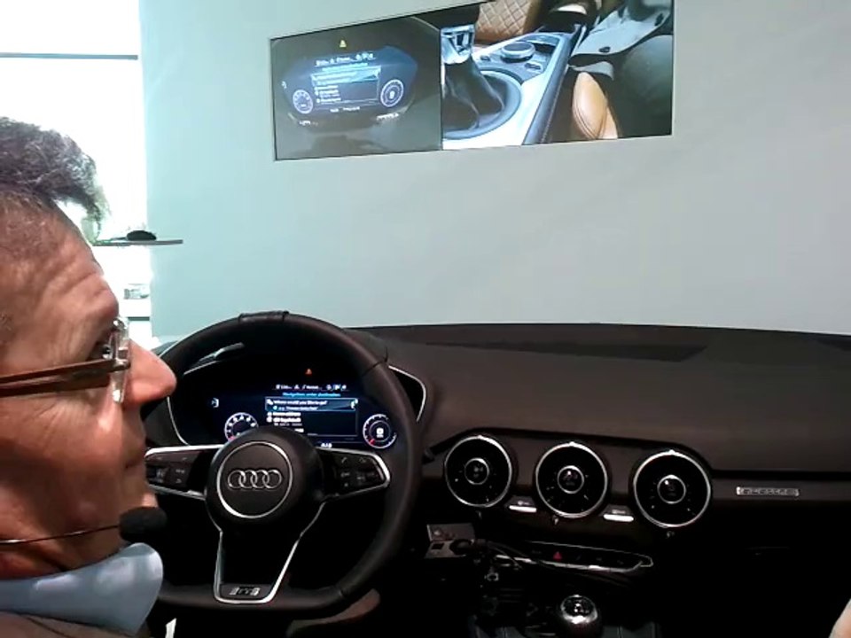 Audi Virtual Cockpit : démonstration de l'instrumentation de l'Audi TT (2014)