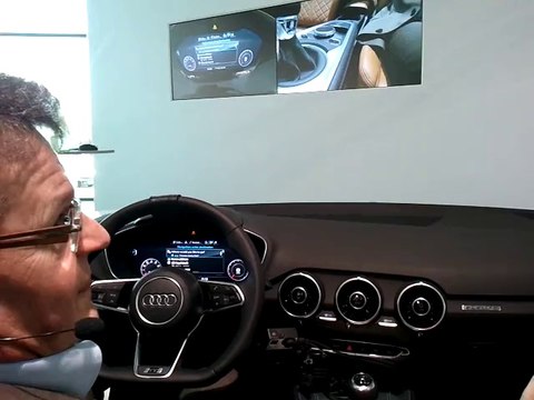 Audi Virtual Cockpit : démonstration de l'instrumentation de l'Audi TT (2014)