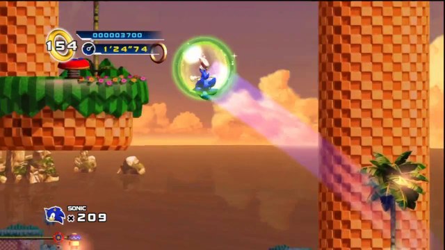 Sonic the Hedgehog 4 : Episode I : Splash Hill Zone Acte 3 : Sprint au crépuscule