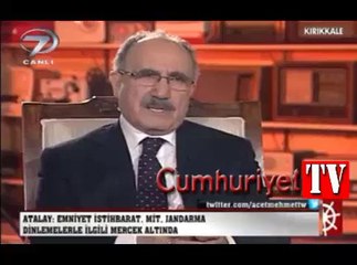 Beşir Atalay: Ses kayıtlarının içeriği hiç önemli değil