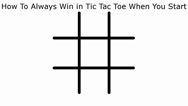 ✔ How To Never Lose in Tic Tac Toe!!! Always Win Tutorial!!! ✔
