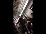 Kadıköy Metrosu'nda Karşıt Görüşlülerin Kavgası (Küfür İçerir)