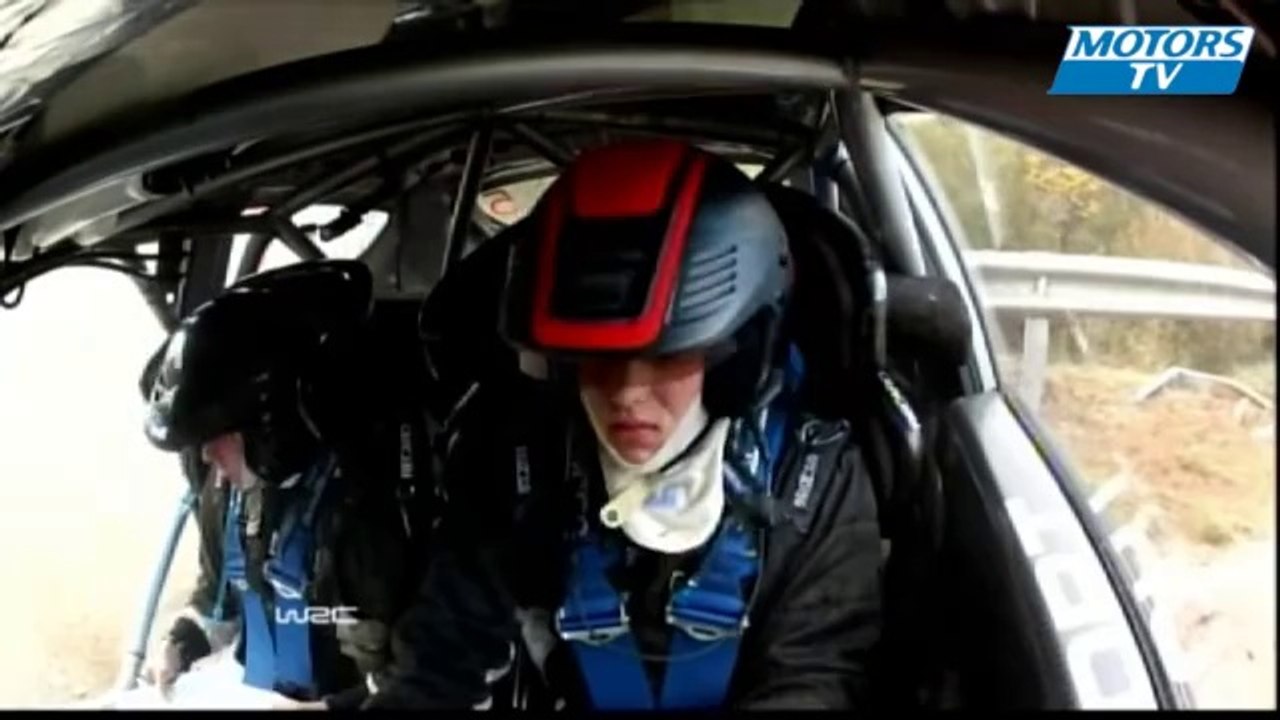 2012 WRC Rally de España - Ott Tanak SS16 Crash