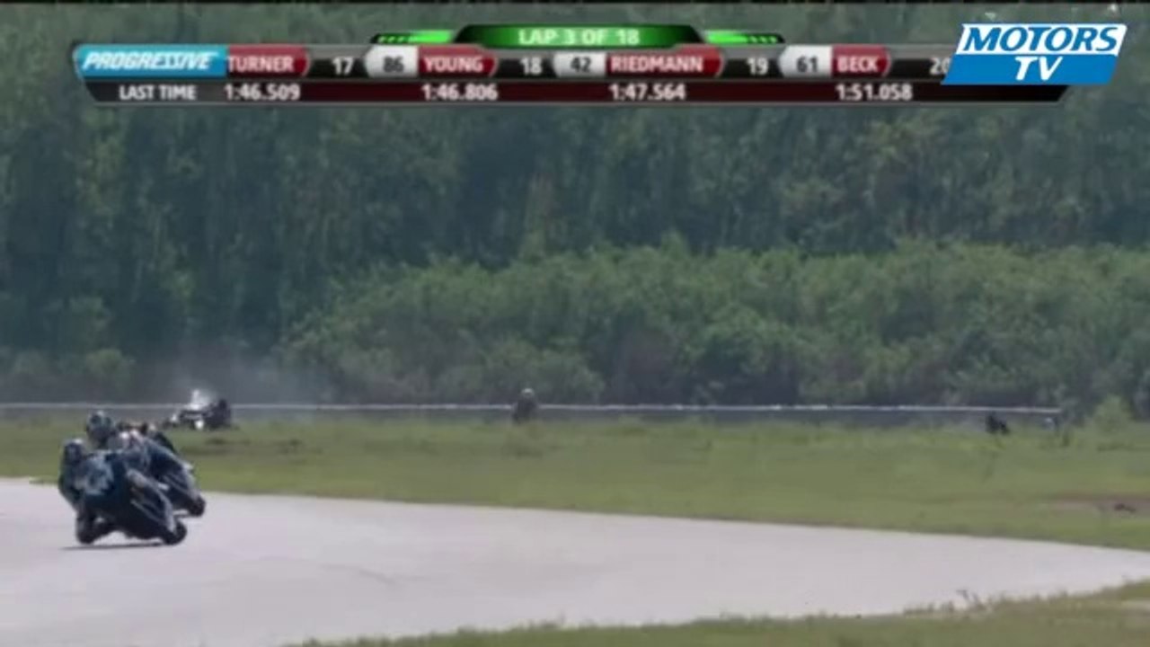 2012 AMA Sportbike New Orleans Crash