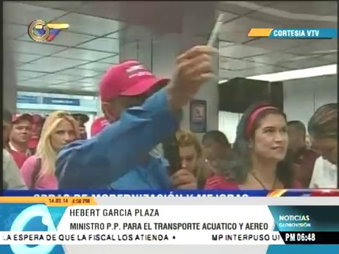 García Plaza inauguró obras de modernización al aeropuerto José Tadeo Monagas