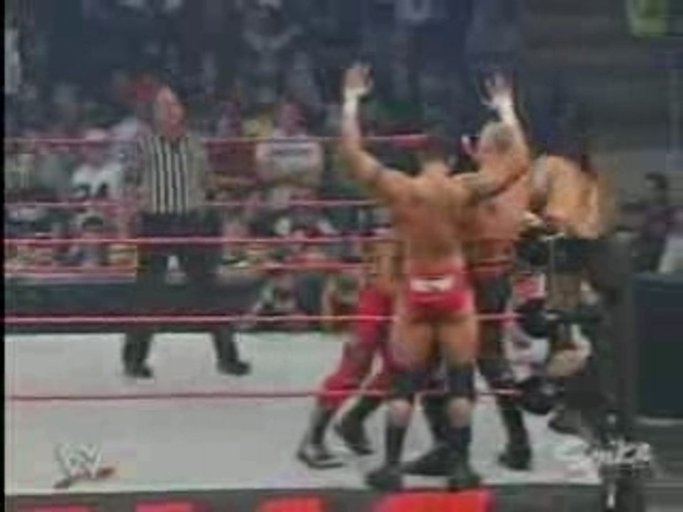 Goldberg, HBK,rvd vs kane,batista,orton