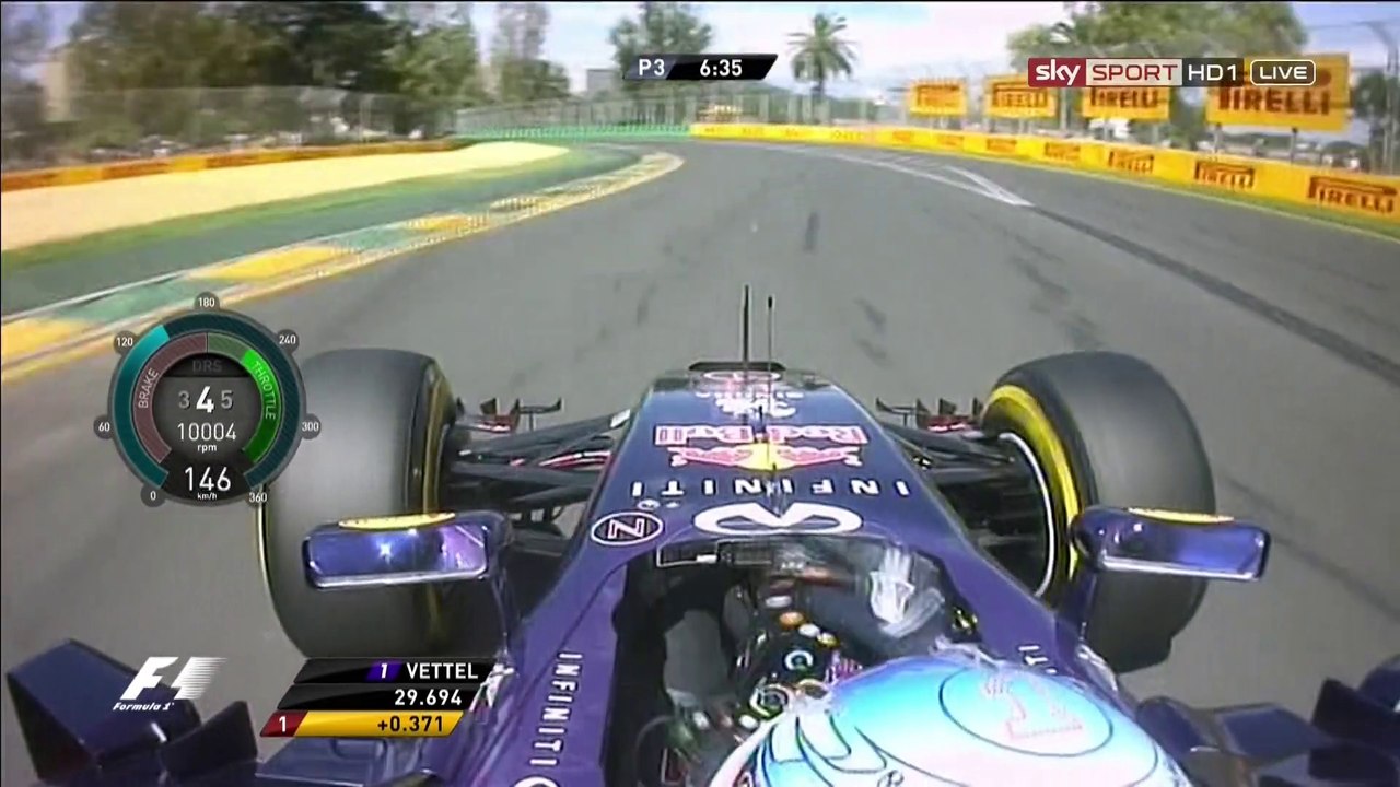 2014 Australian Grand Prix FP3 Sebastian Vettel Onboard