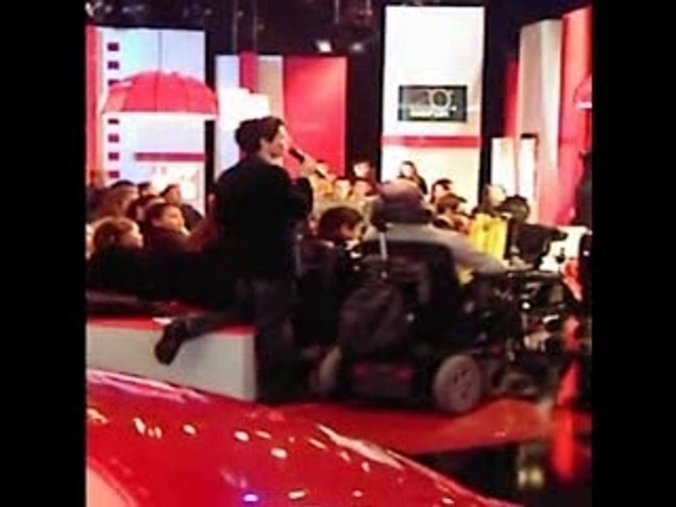 Yoann téléthon présente samantha