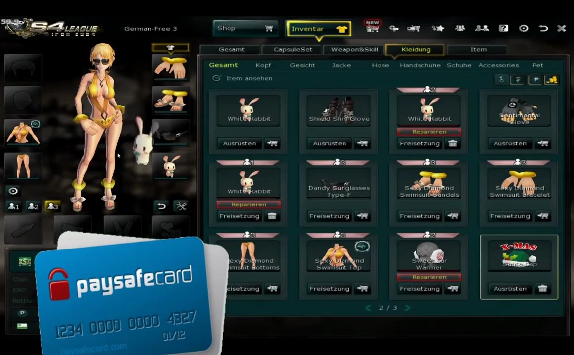 PlayerUp.com - Buy Sell Accounts - S4 League Account - 25€ Paysafecard