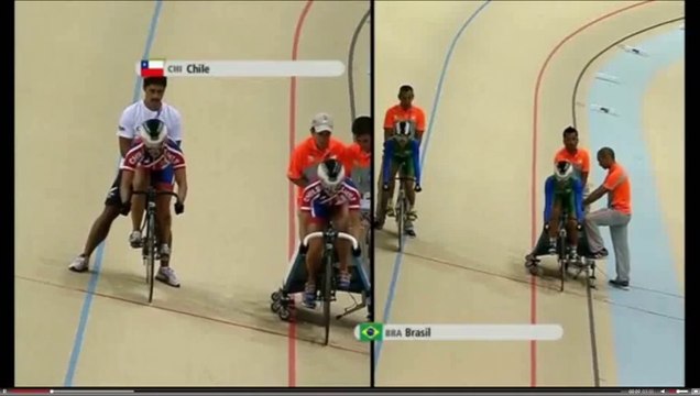 Terrible track cycling crash... so so violent fail!