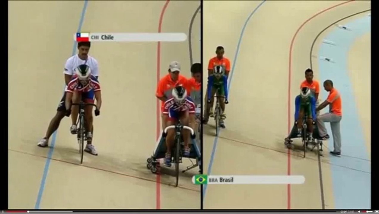 Terrible track cycling crash... so so violent fail!