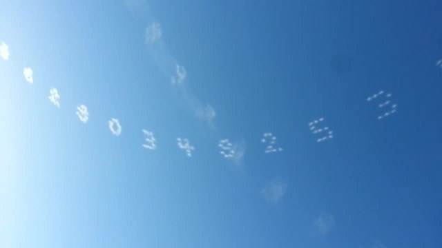 Nombre Pi dans le ciel à Austin au Texas