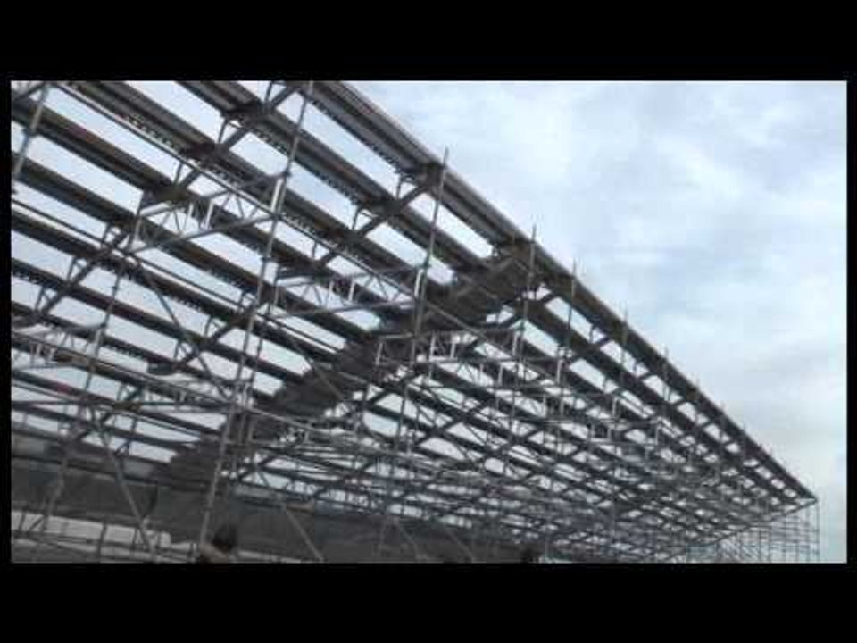 Napoli - Procedono i lavori per l'arena della Coppa Davis -1- (14.03.14)