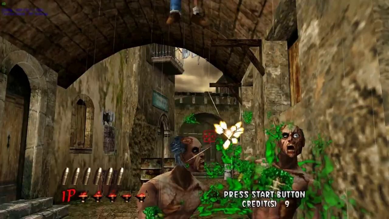 The House of the Dead 2 HD on NullDC Emulator (Widescreen Hack) part1