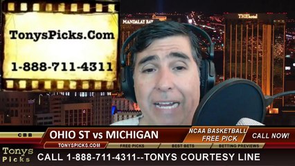 Download Video: Michigan Wolverines vs. Ohio St Buckeyes Pick Prediction NCAA College Basketball Odds Preview 3-15-2014