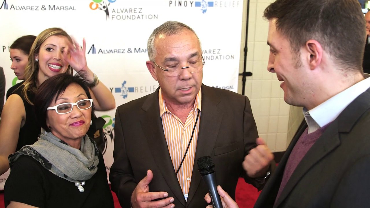 @PinoyRelief Benefit Concert Organizers Tony and Gail Alvarez