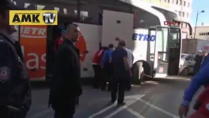 Trabzonspor kafilesi Sivas'ta