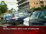 Tor Bella Monaca, sigilli a due autodemolitori