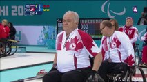 Finale curling fauteuil Canada - Russie  4ème end
