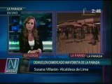 Operativo en La Parada: alcaldesa Susana Villarán llama a la calma