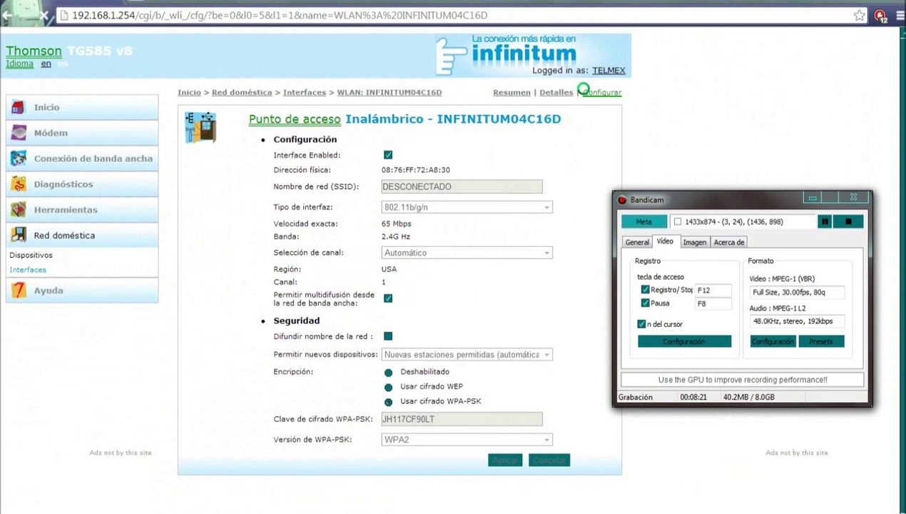 TUTORIAL DE CONFIGURACIÓN DE MÓDEM DE TELMEX