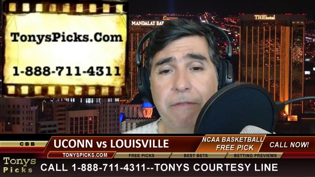 Louisville Cardinals vs. Connecticut Huskies Pick Prediction NCAA College Basketball Odds Preview 3-15-2014