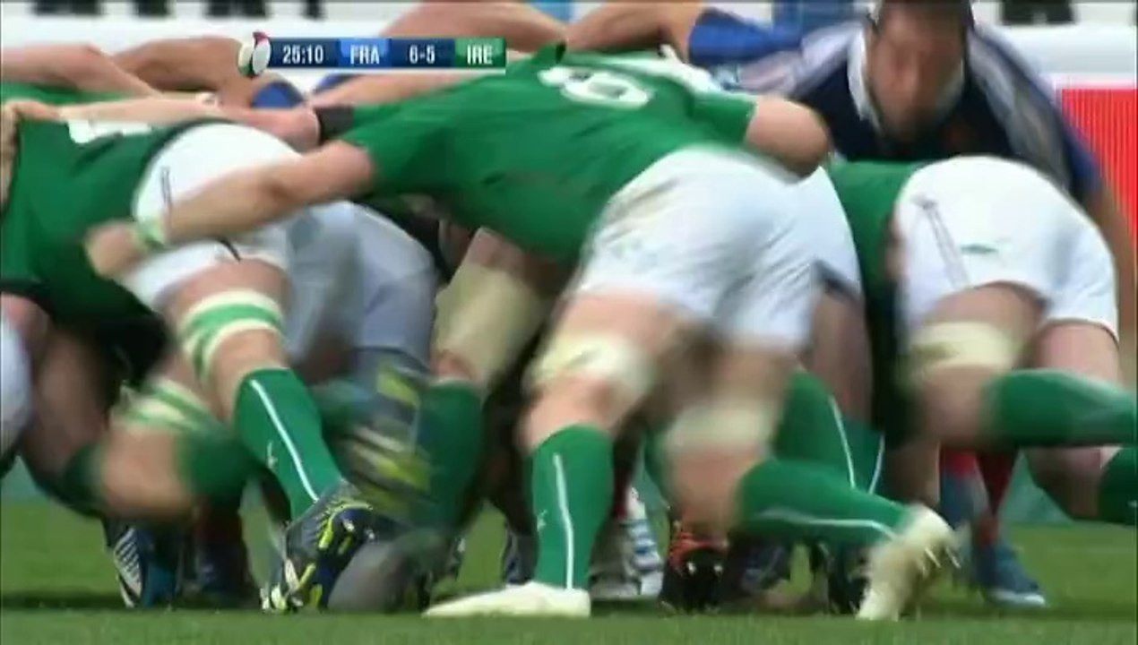 Rugby : tous les essais du match France-Irlande